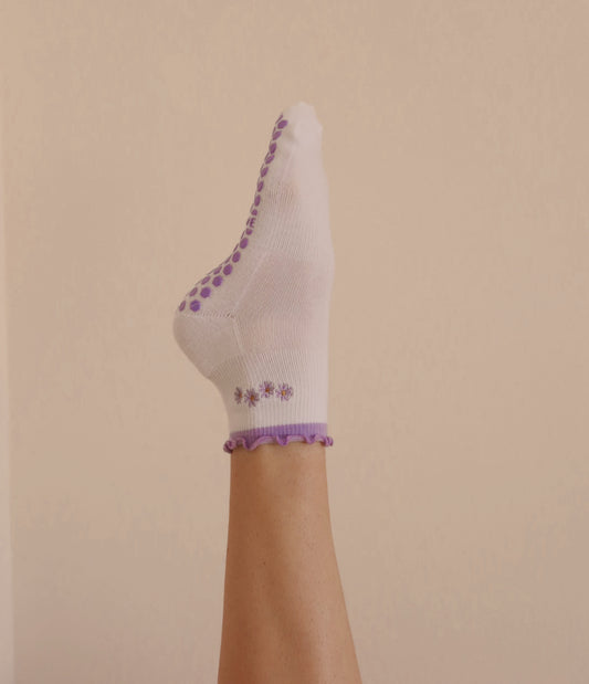 LAVENDER MIST PILATES SOCK