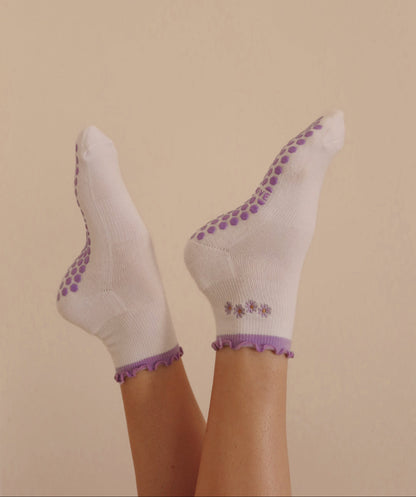 LAVENDER MIST PILATES SOCK