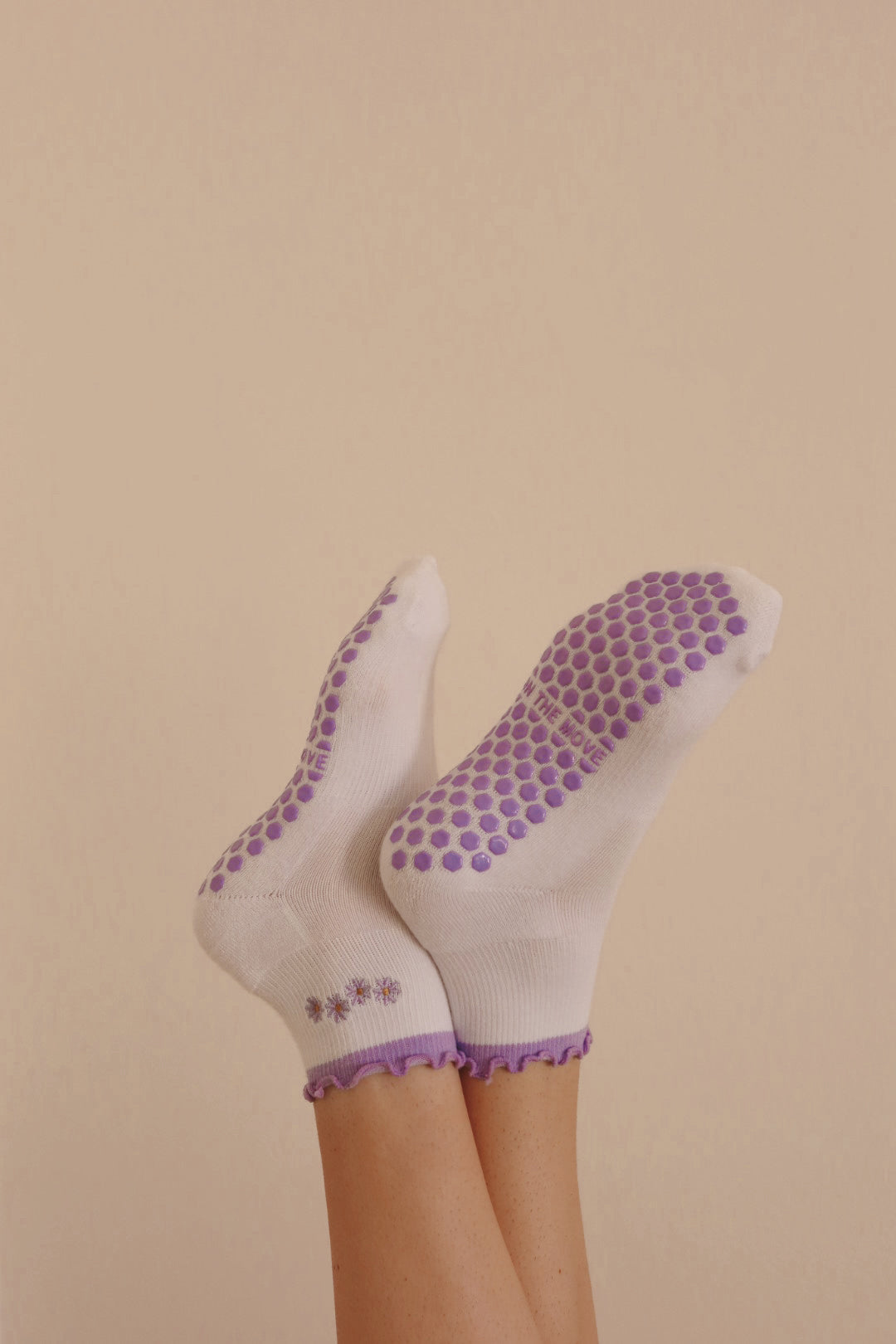 LAVENDER MIST PILATES SOCK