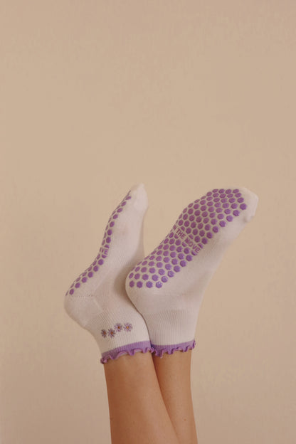 LAVENDER MIST PILATES SOCK